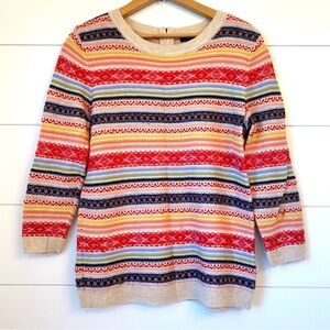 TALBOTS Colorful Striped Sweater (Mp)